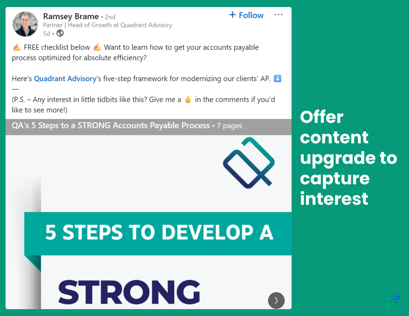 Post No. 16: Content Upgrade