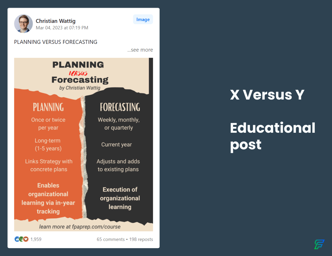 Post No. 4: Versus Breakdown
