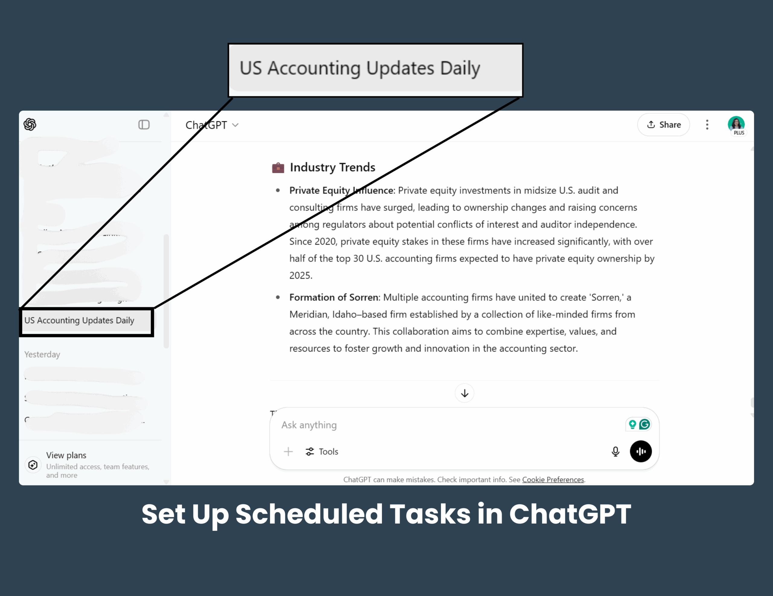 Accounting AI to automate tasks